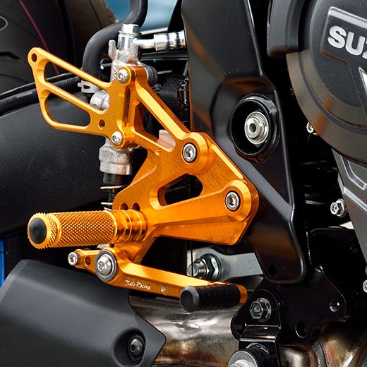 カンパニョーロNJS・suntour ・FUJITOSHIペダルセット Sato Racing Adjustable Rearsets | GP + Standard Shift | Suzuki